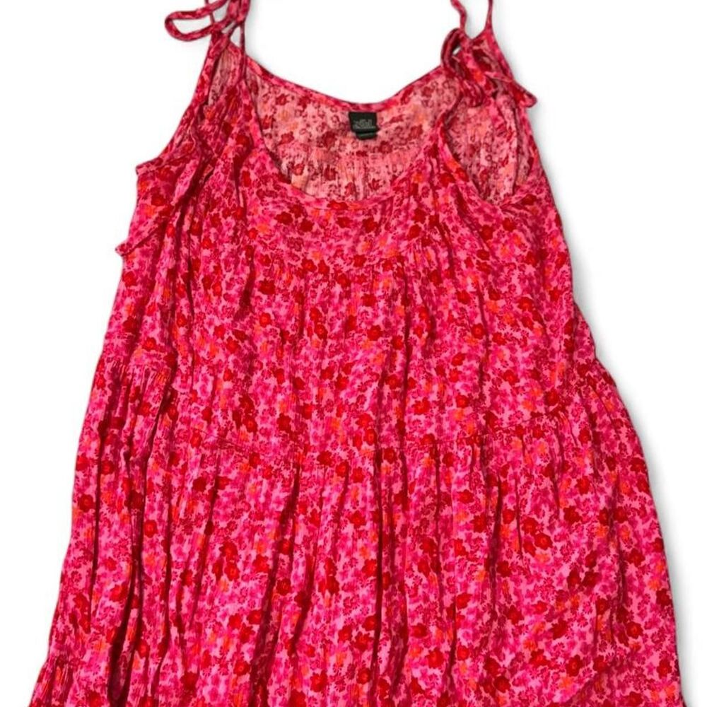 Wild-fable Women's Pink and Red Dress